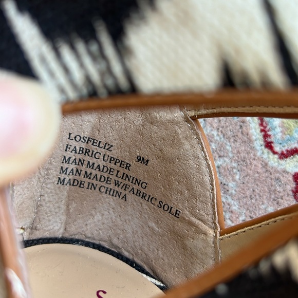 Just fab beautiful high platform, shoes, canvas, black, and brown - Picture 7 of 10